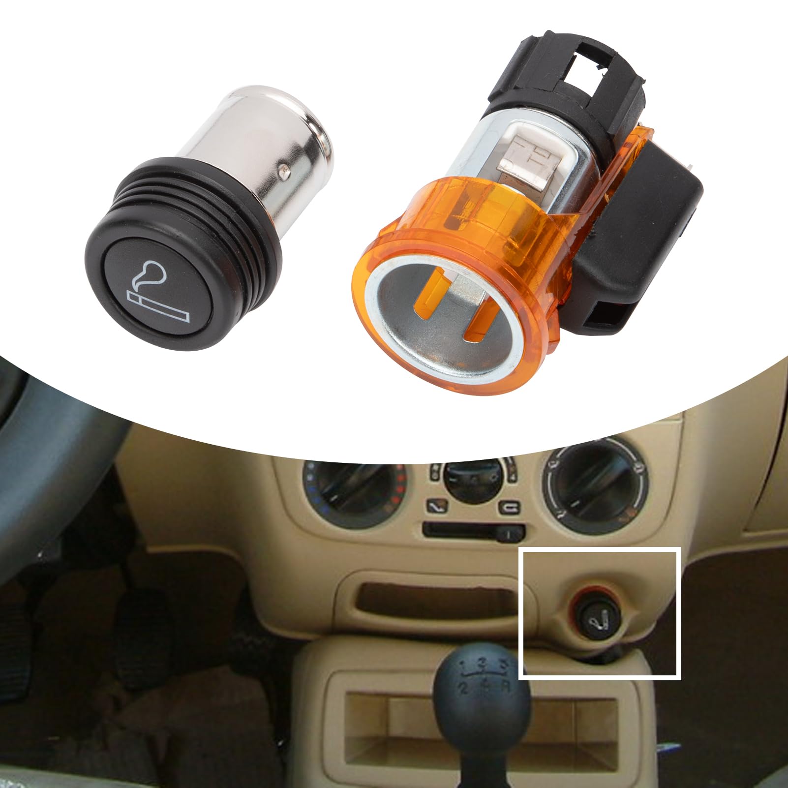 Kit de mechero y toma de corriente para Doblo, Linea, Punto, Grande Punto, Panda, Fiorino, Palio, Stilo, Scudo, 500, Ypsilon II