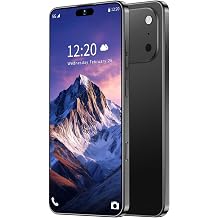 SZV 17 PM 12+512GB Smartphone Unlocked Cell Phone,6.99" HD Screen Android 15 Battery 7000mAh Unlocked Phone,Face ID/Fingerprint Button Unlock/Photos/Dual SIM/5G/GPS Black, 12+512GB
