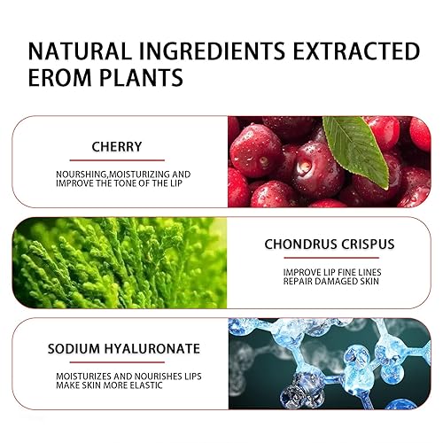 Miniatura 2 de Charm Kiss 20 máscaras hidratantes para labios, máscara para dormir para labios que reduce las líneas de los labios y restaura la humedad, la