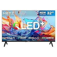 Metz 32 Pollici Smart TV con Google TV Televisore LED, Gen 6 QLED +