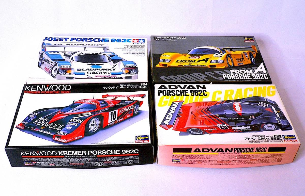 Amazon.co.jp: タミヤ/ハセガワ 1/24 ポルシェ 962C フルディスプレイ