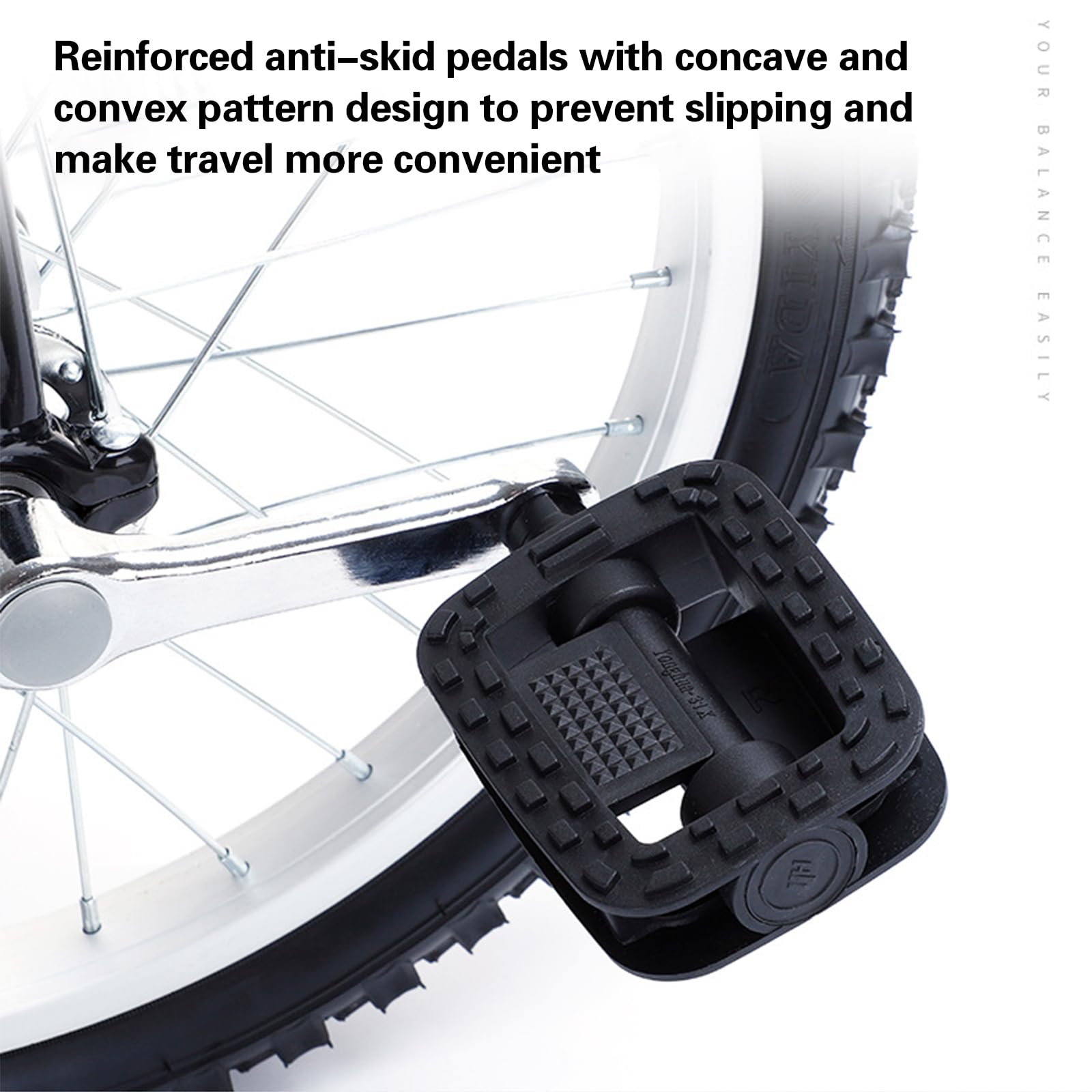 Monocycle – Monocycle d'extérieur avec cadre en acier durable, pneu étanche, hauteur réglable, siège incurvé en PU pour fitness et exercice