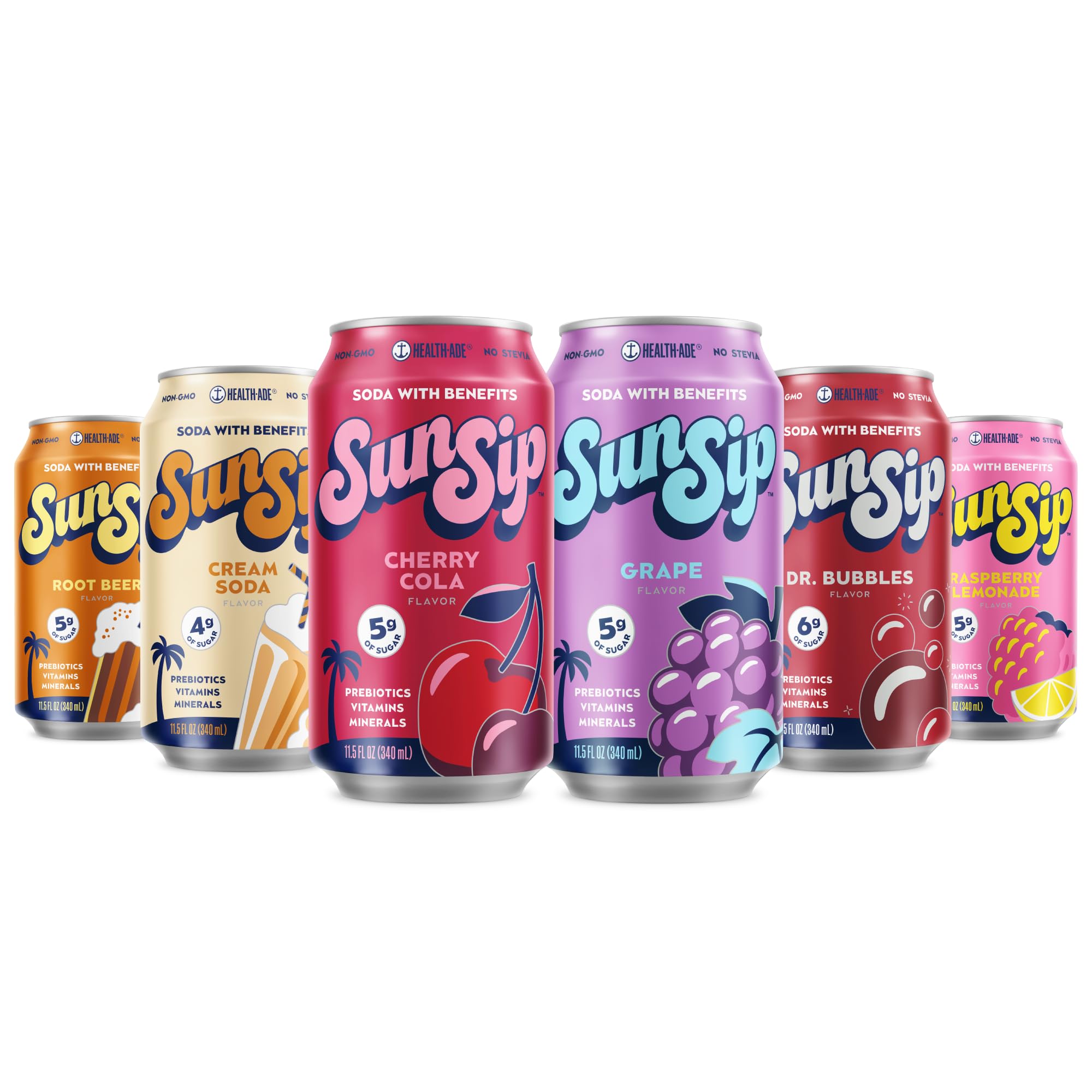 Amazon.com : SunSip Prebiotic Soda by Health-Ade, Better-for-You