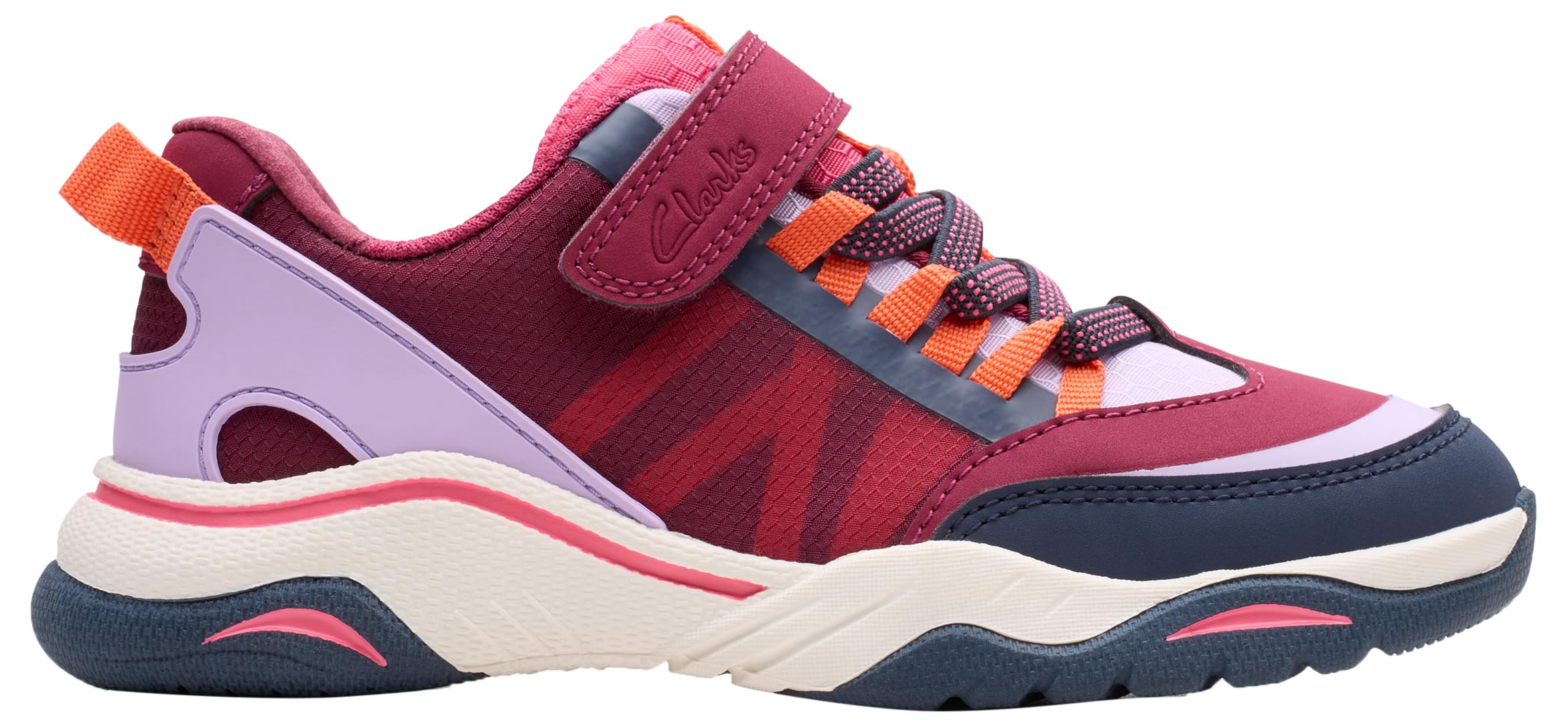 Clarks FeatherTrackK. Childrens Berry Combi, 9.5