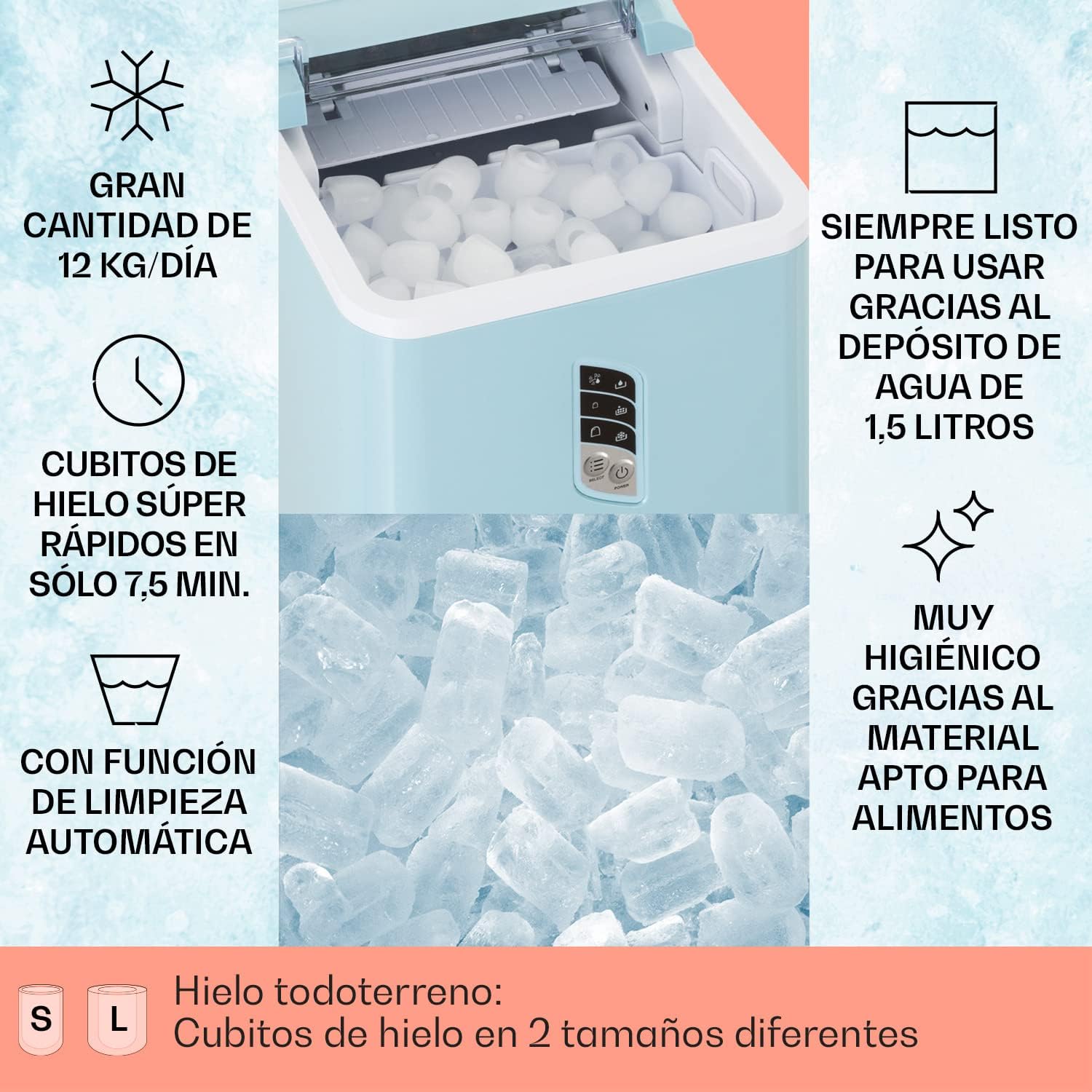Klarstein Albaron Ice Maker features