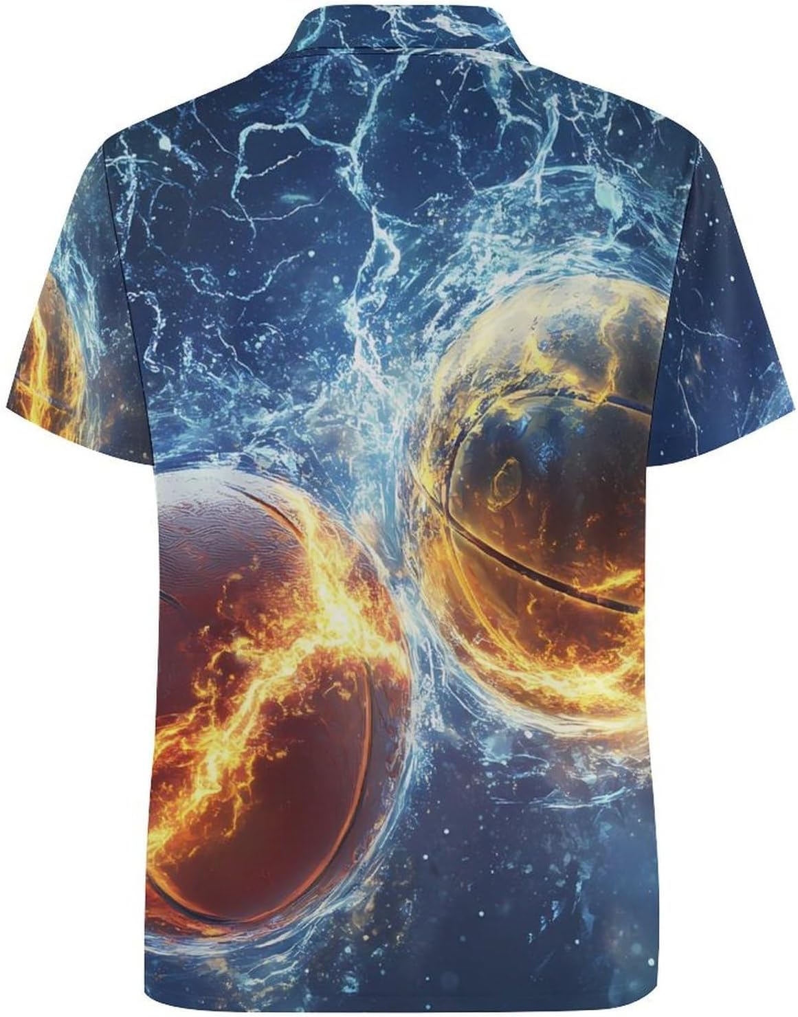 Basketball Thunder Womens Golf Polo Shirts Summer Short Sleeve Collared 3 Buttons T Shirt Activewear Tops