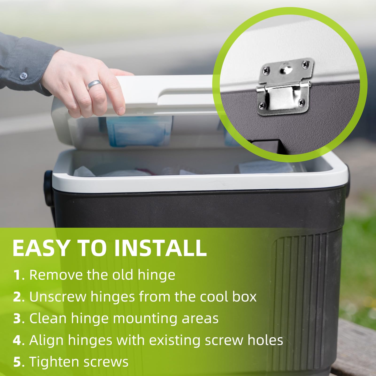 Amazon.com: Cooler Stainless Steel Hinge Replacement for Coleman