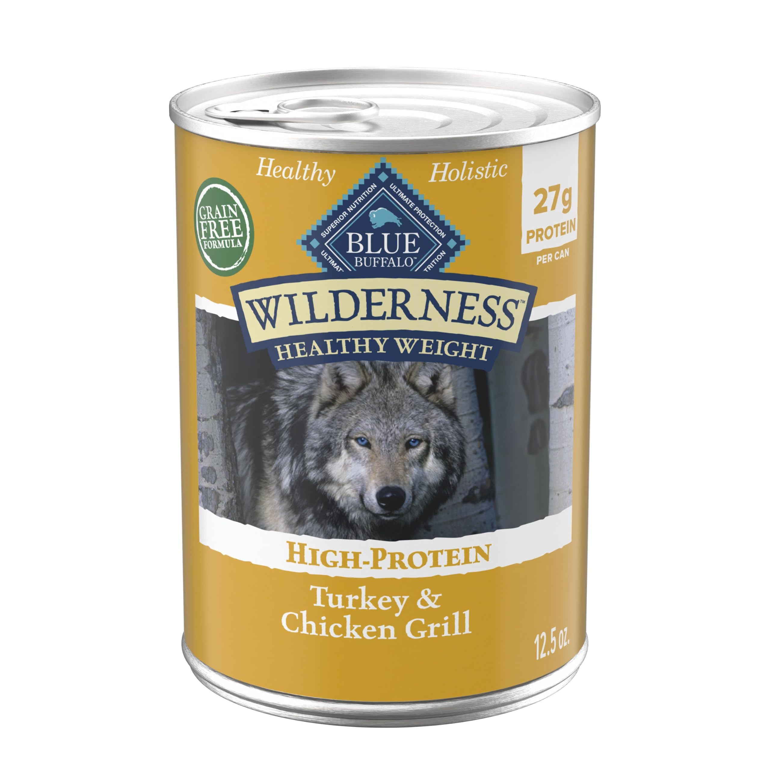 Blue Buffalo Wilderness Adult Wet Dog Food, Healthy Weight, Turkey & Chicken