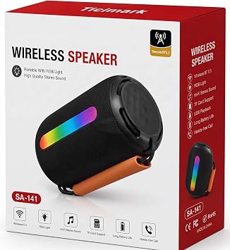 141 Radyolu RGB I kl  Ta nabilir Bluetooth Hoparl r