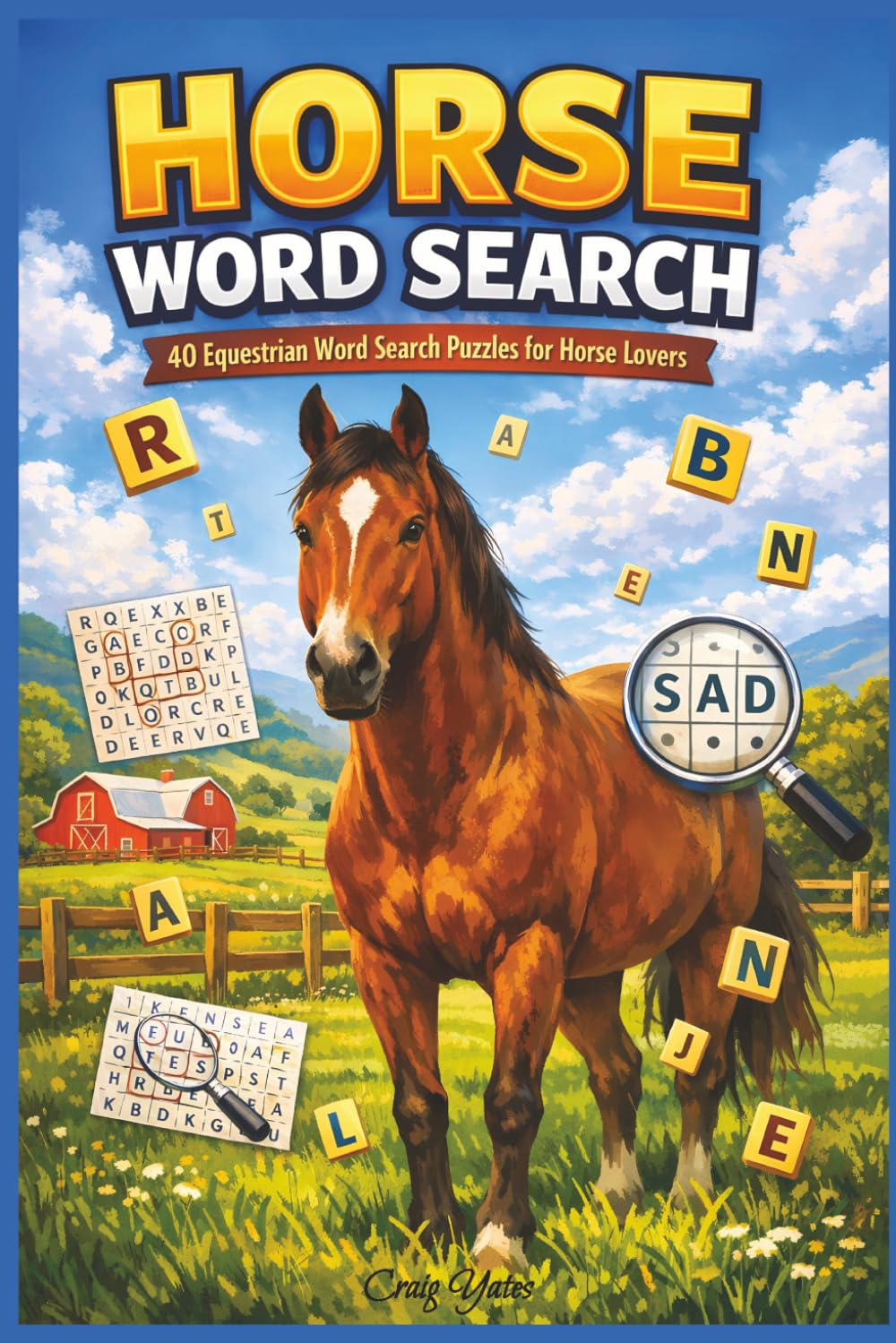 Horse Word Search: 40 Equestrian Word Search Puzzles for Horse Lovers