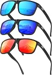 Sunglasses-for-Men Polarized Mens Sunglasses: Retro Sun glasses with UV Protection for Driving Fishing Golf