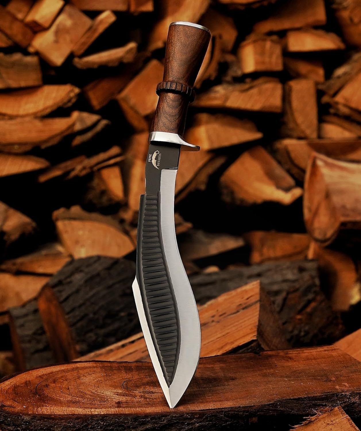 Kukri Machete Knife with Sheath- Cool Tool for Outdoor Camping- Best Handmade Gift for Men