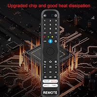 VINABTY Hangvezérlésű Távirányító TCL 4K Ultra HD HDR Smart LED TV-hez - Kompatibilis 43PF650K 50PF650K 55PF650K 65PF650K 75T6C-UK 85T6C-UK  7