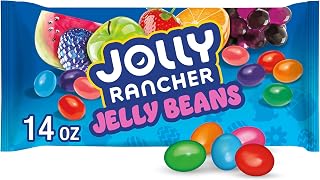 JOLLY RANCHER Original Fruit Flavored Jelly Beans, 14 oz Easter Candy Bag - Bold Strawberry, Orange, Blue Raspberry & More