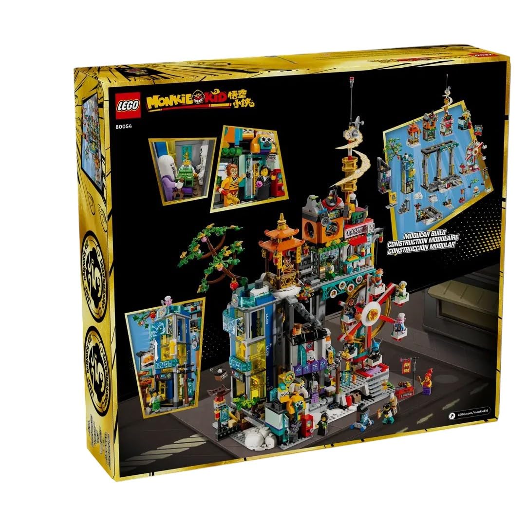 80054 LEGO® Monkie Kid Megapolis Şehri 5. Yıl Dönümü : Amazon.com