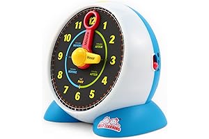 Learn to Tell Time Interactive Talking Clock for Kids