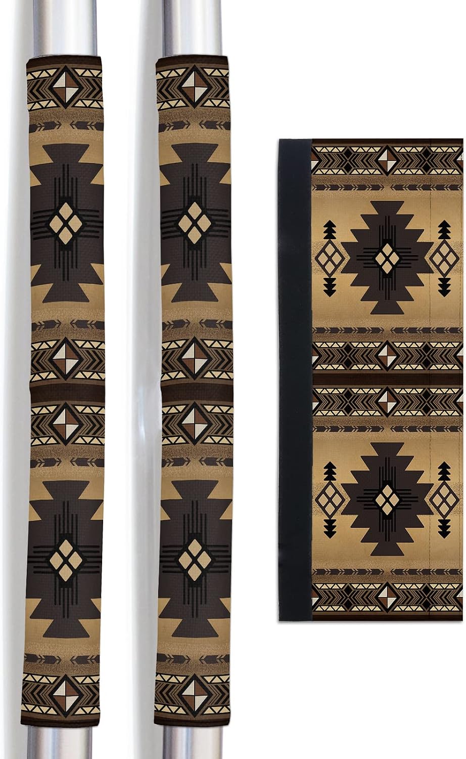 Western Refrigerator Door Handle Covers Set of 2 for Dishwasher Microwave Oven Fridge Stove Appliance Door Handles,Washable Kitchen Decor Accessories,Rustic Southwest Native American Indian Tribal