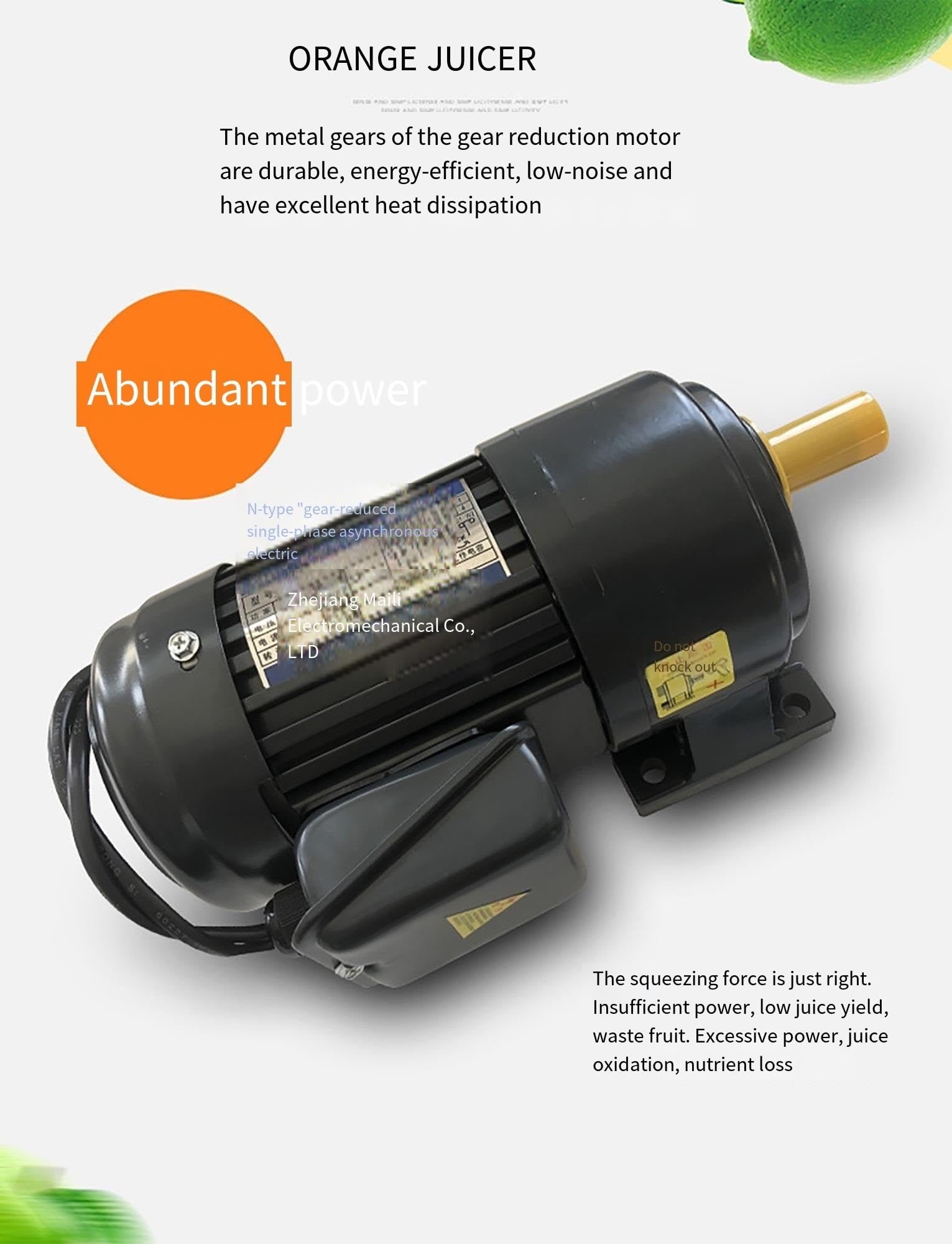Exprimidor de jugo automático de naranja comercial, exprimidor de acero inoxidable de 120 W con cubos de recogida de cáscara y filtro extraíble, extrae 22-30 naranjas por minuto