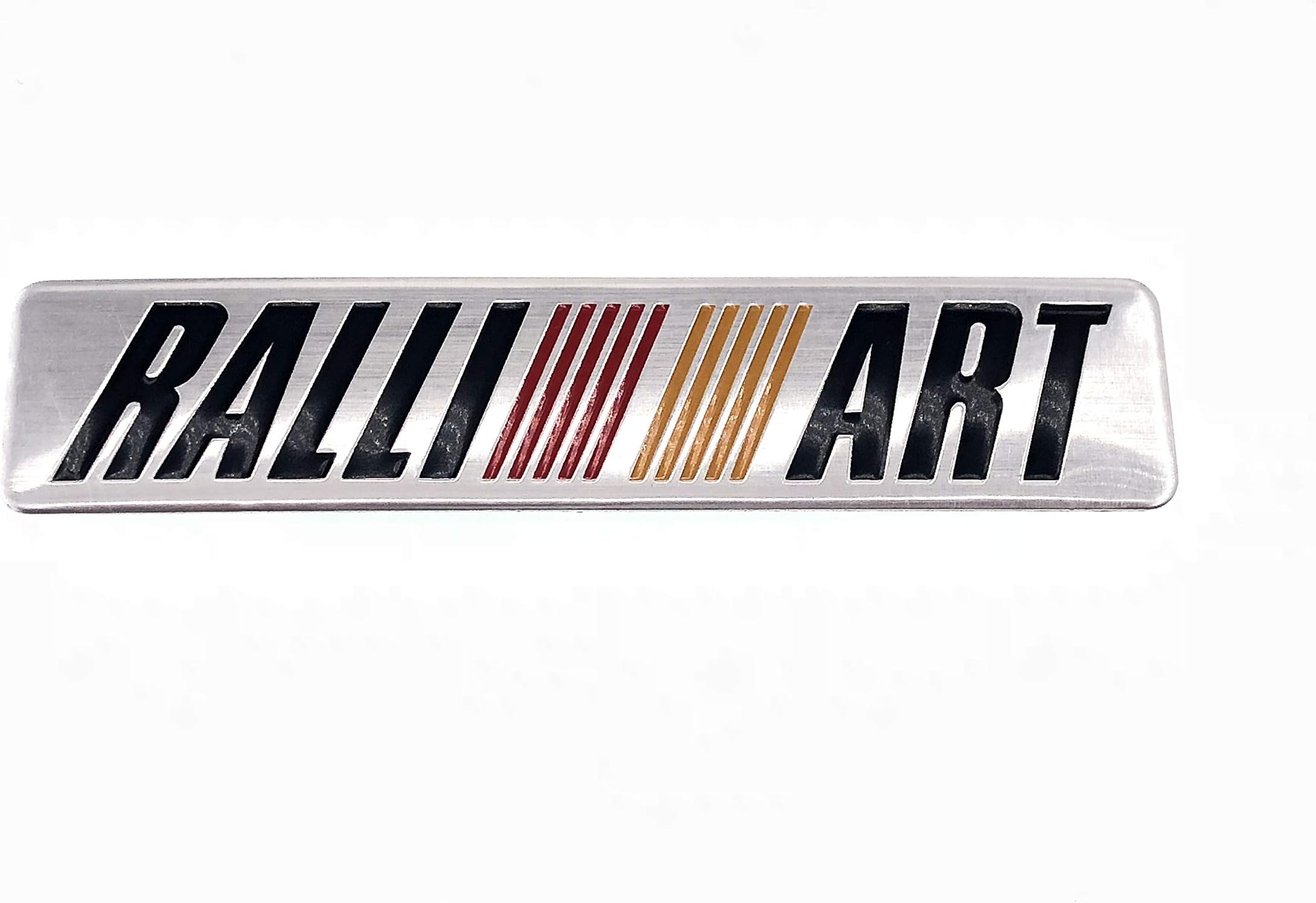 3D Metal Car Emblem Decal RALLIART Logo Auto Body Sticker for Mitsubishi Lancer