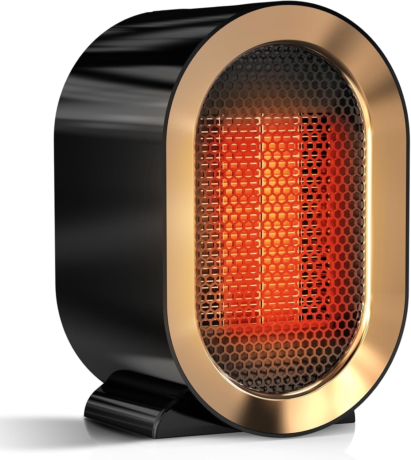 LINFOX Space Heater, Portable Heaters for Indoor Use for Office, Energy Efficient Mini Desk Heater, Overheating & Tip-Over Protection Small Heater Suitable for Bedroom, Homes, Holiday Gift(Black)