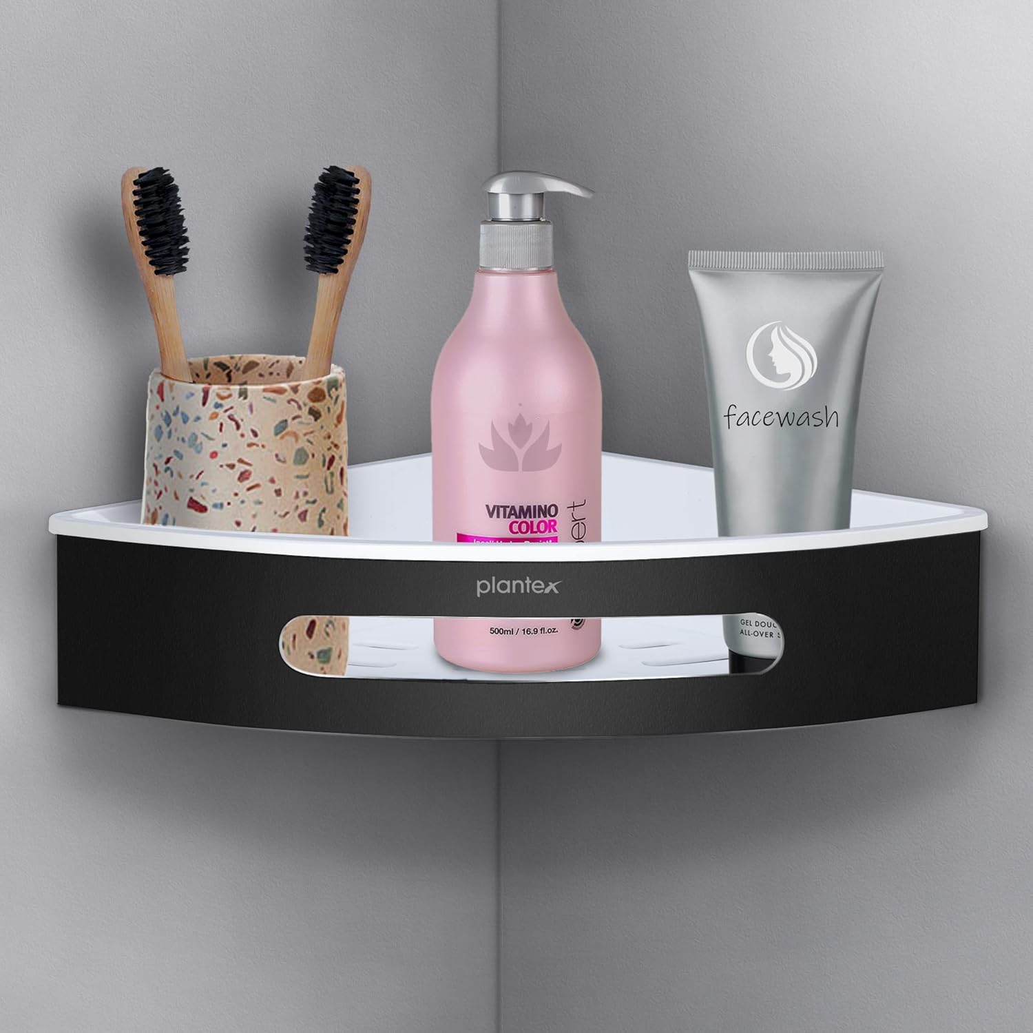 Plantex Corner Shelf for Bathroom/304 Grade Stainless Steel Bathroom ...