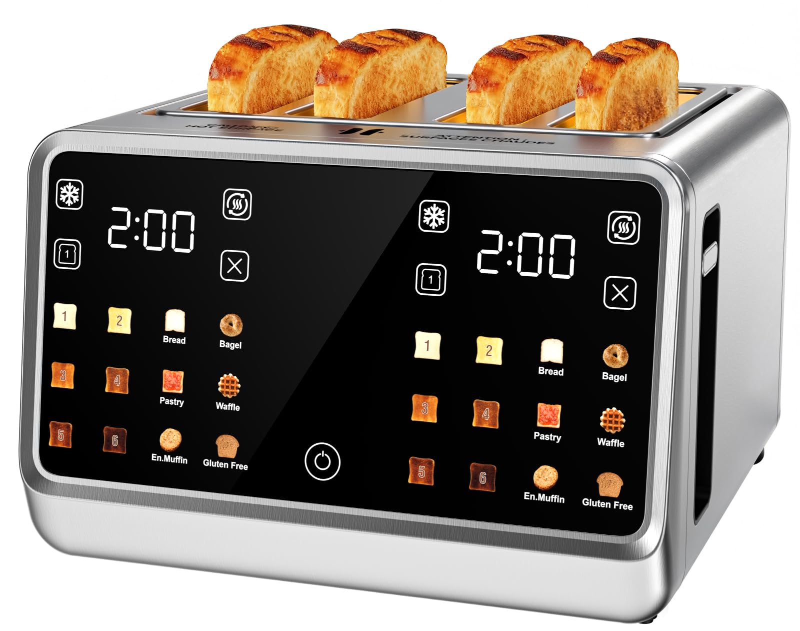 Smart 4-Slice Touchscreen Toaster