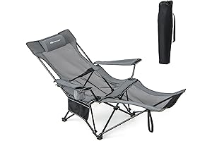 Nemo Stargaze Recliner, Luxury Camping Chair One Size, Graphite Smoke