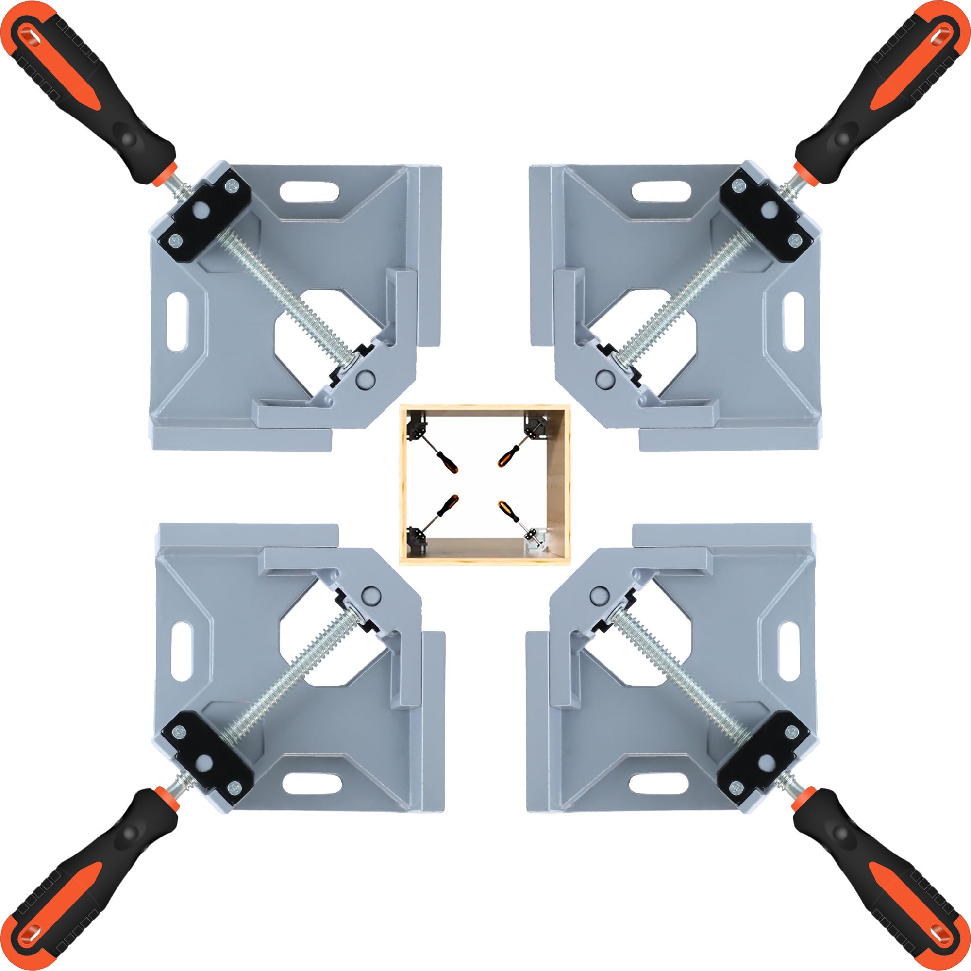 Likorlove 90° Right Angle Corner Clamps (4-Pack)