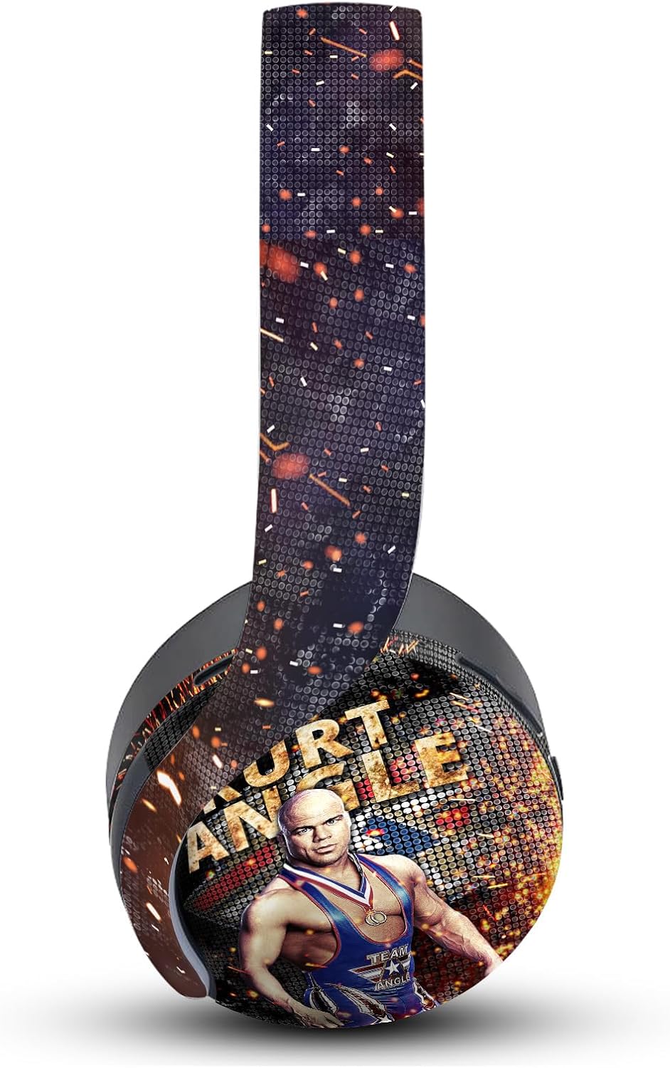 Head Case Designs Officially Licensed WWE LED Image Kurt Angle Vinyl Sticker Skin Decal Cover Compatible With Sony PlayStation PS Pulse 3D Headset