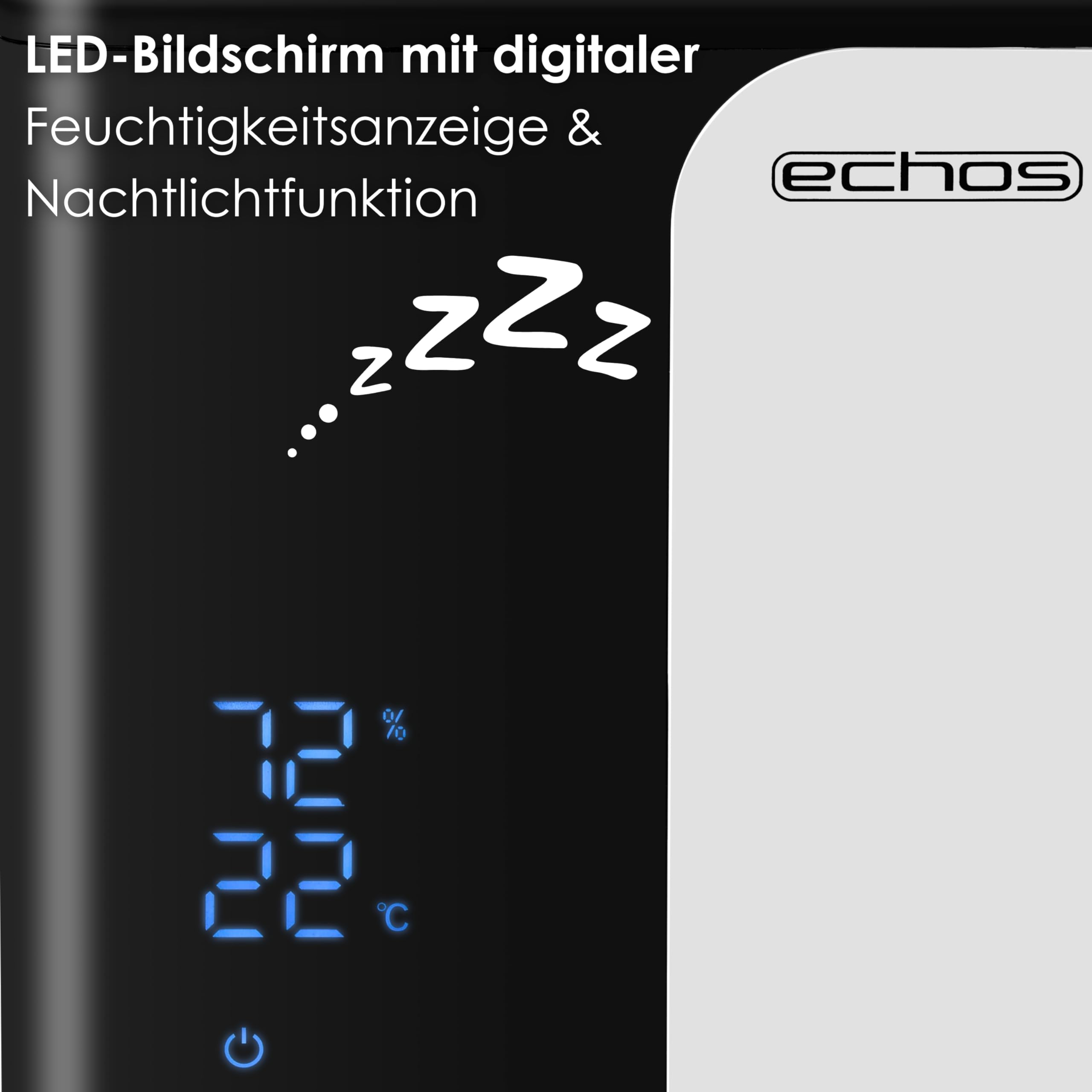 Umidificatore ad ultrasuoni 5 litri WIFI Smart Life App telecomando purificatore aria aria igrometro incorporato display touch LED 12h timer modalità notte caldo o freddo filtro HEPA