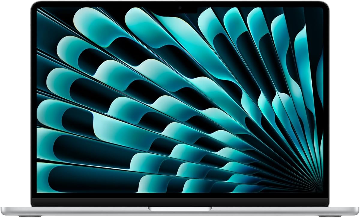 Laptop MacBook Air 2026 de 13 pulgadas con chip M5: diseñada para IA, pantalla Liquid Retina de 13,6 pulgadas, memoria unificada de 16 GB, SSD de 1 TB, cámara central de 12 MP, Touch ID, Wi-Fi 7; Plata