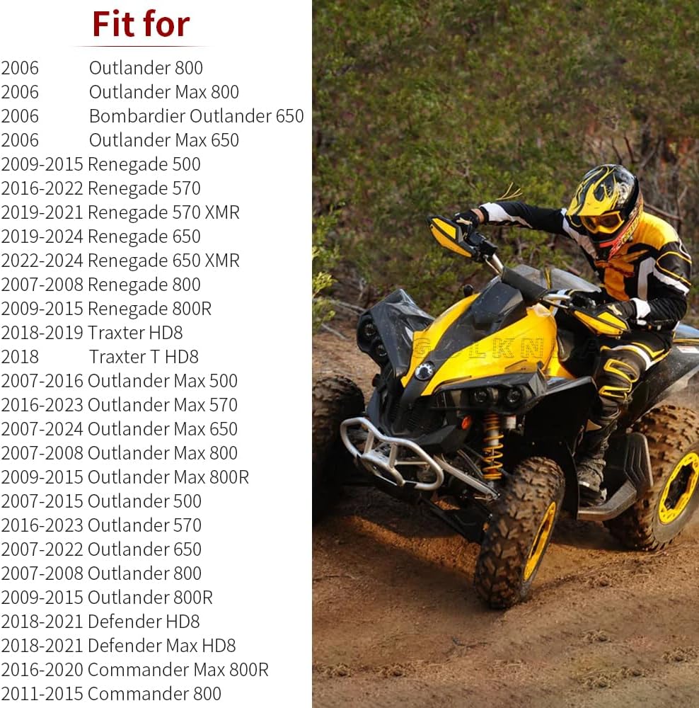 Cam Timing Chain & Guide Tensioner Kit Compatible with Can-Am Renegade Outlander 500 570 650 800 Commander 800 Defender HD8 OEM# 420436015 420436014 420236584