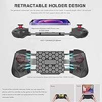 Vista 3 de Joso Mobile Game Controller for iPhone Android PC Phone Controller Joystick for iPhone 14 13 12 Pro Max iPad Tablet Galaxy S22 Ultra COD Mobile