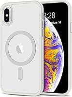 Vista 14 de Anuck - Funda magnética para iPhone 11 compatible con MagSafe, carcasa trasera mate translúcida dura, borde de TPU, delgada, resistente a impactos