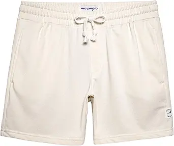 maamgic Mens Athletic Gym Shorts 5.5" Elastic Waist Casual Pajama Pocket Jogger Men Workout Short Pants