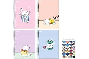 Notebook w/ Bichon Frise Kawaii Dog