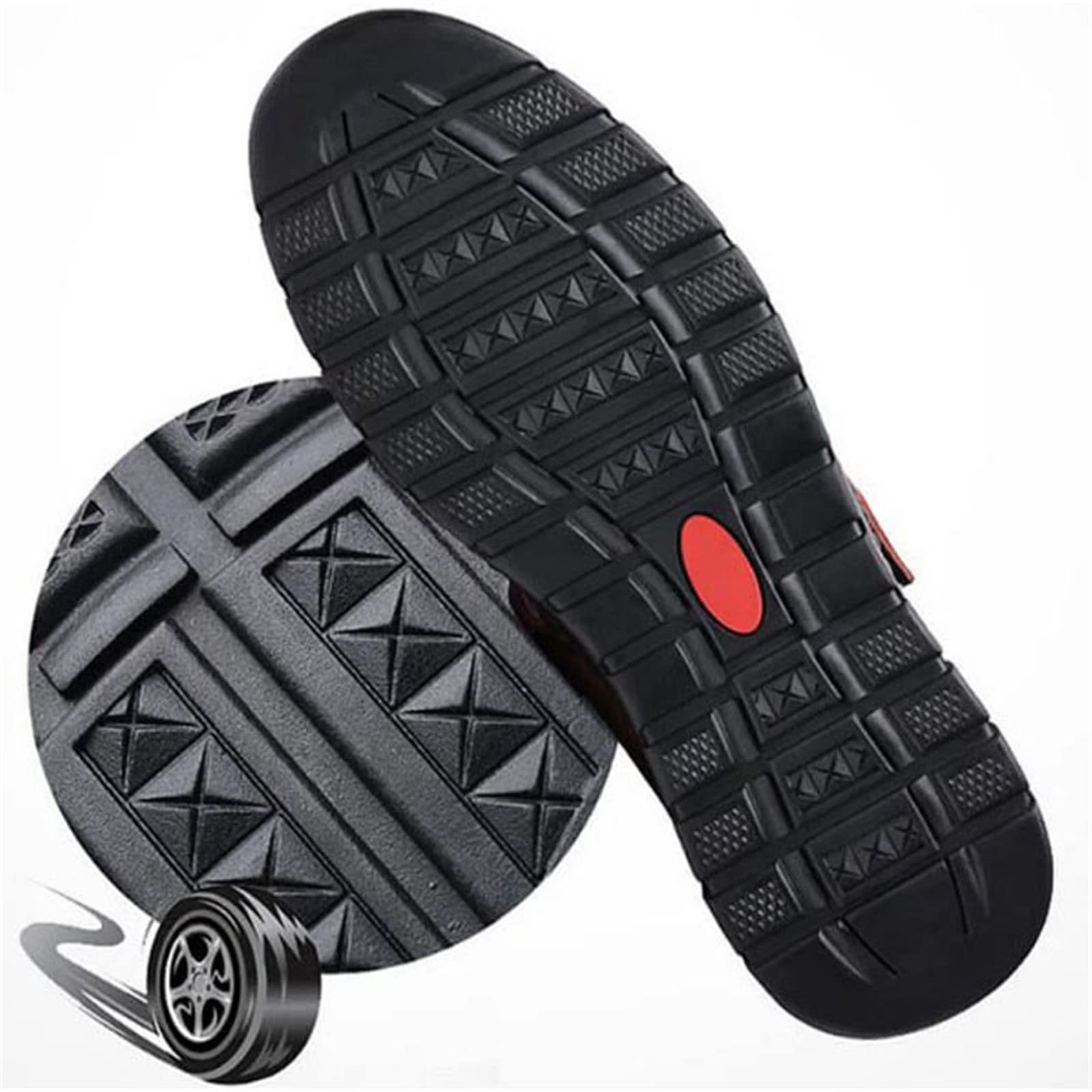 Sandalias Huecas de Cuero Elegantes, Zapatillas para Hombre, Chanclas, Sandalias de Playa de Cuero con Punta Cerrada para Hombre