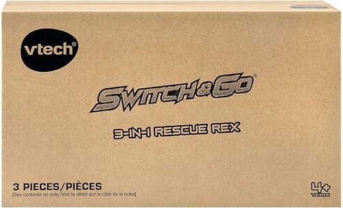 Miniatura 7 de VTech Switch and Go 3 en 1 Rescue Rex (embalaje sin frustración)