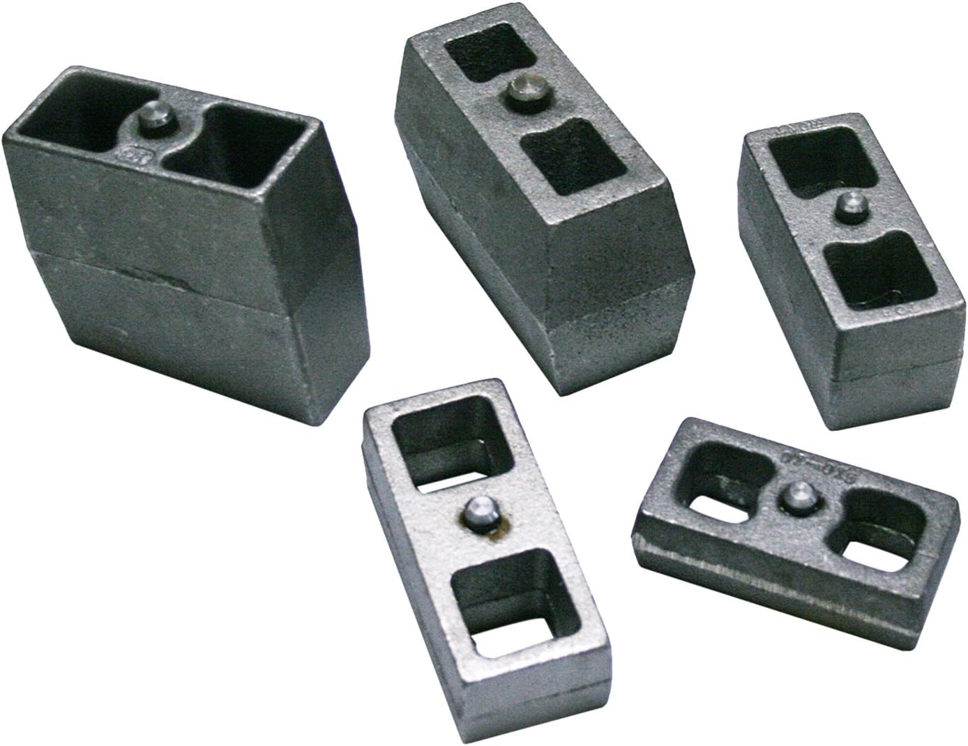 RealTruck SUPERLIFT SUSPENSION 5" Rear Lift Blocks | 2-Piece Set | 058-2 | Universal Application with Flat
