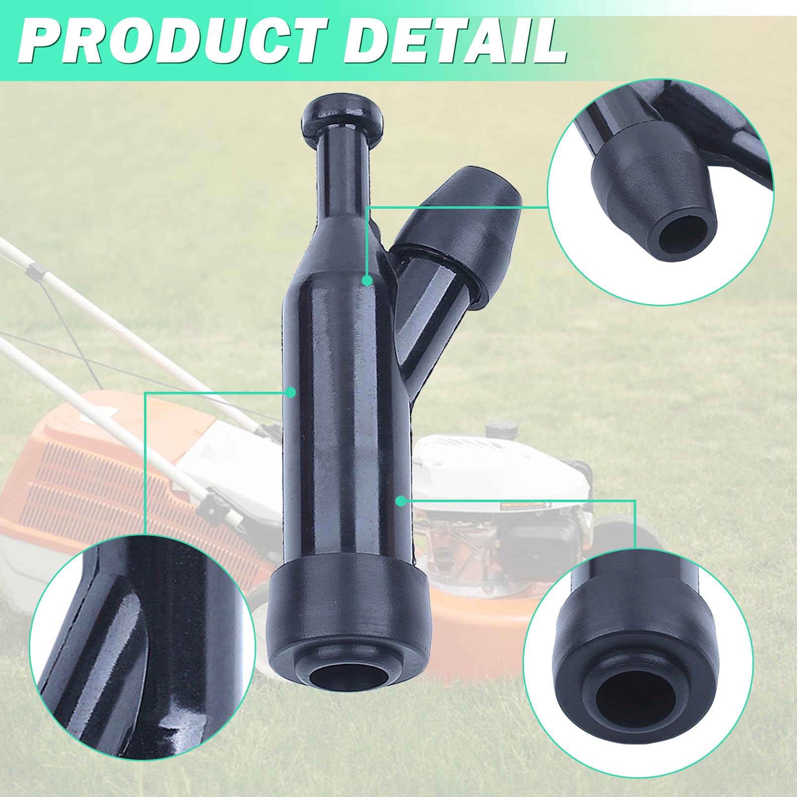 Adefol 3 x Spark Plug Cap Boots for HONDA GX120 GX160 GX200 GX240