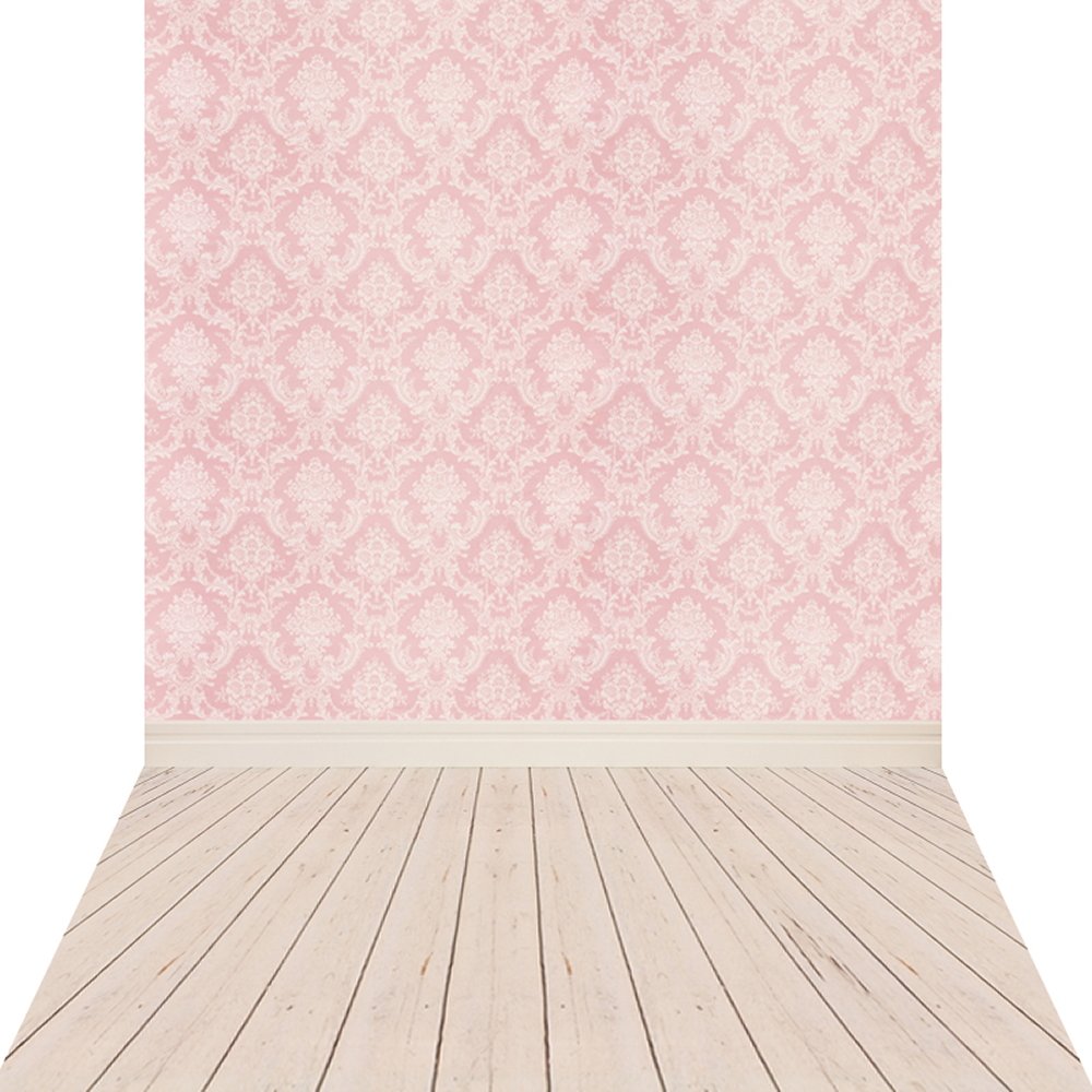 Sfondo Fotografico 150x220 Cm In Tessuto Con Fiori Rosa - Per Matrimoni, Neonati, Studio