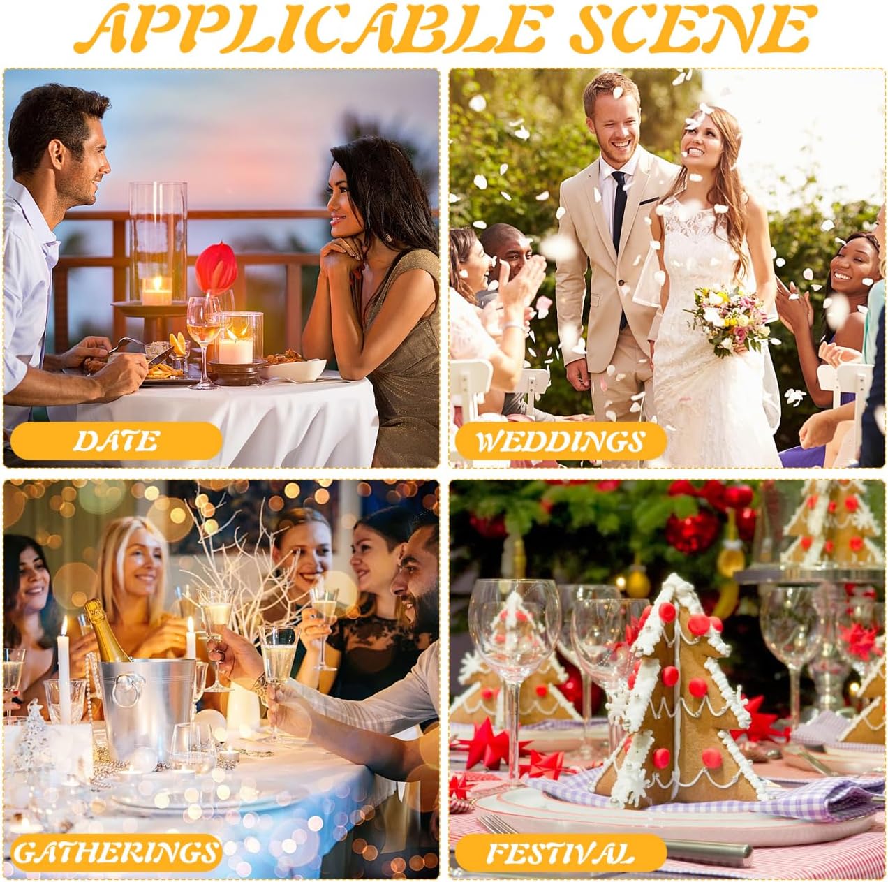 Kichvoe Metal Floral Hoops: Moon Table Decoration Set with Wooden Stands 10.23X7.87 Inches Wedding Centerpiece for DIY Reception Party and Celestial Theme Events