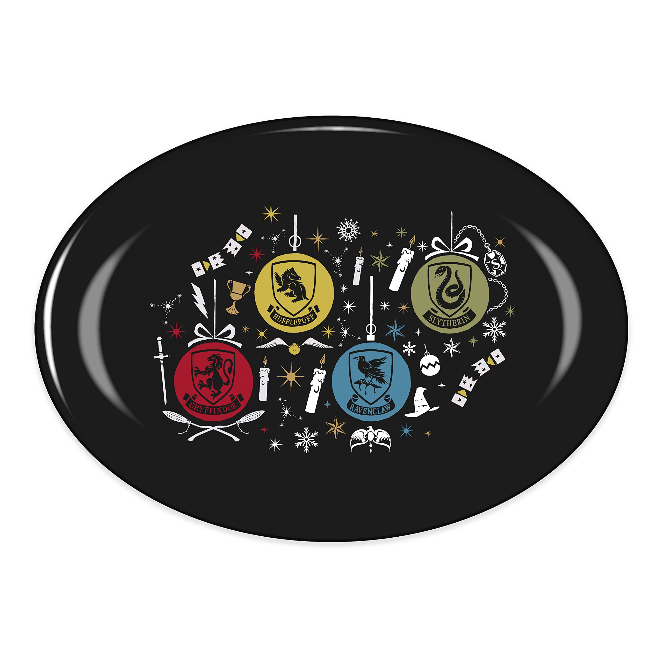 Half Moon Bay Serving Plate Boxed - Harry Potter (Houses)