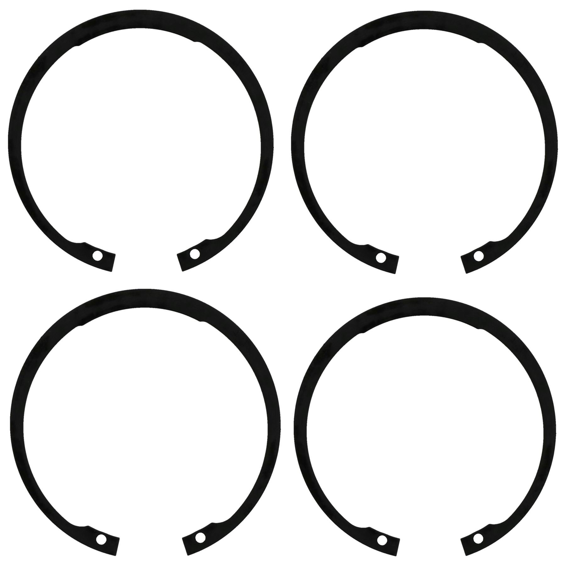 4pc 80mm x 2mm Internal Circlip Clip Trailer Bearing Retainer Retaining Fastener