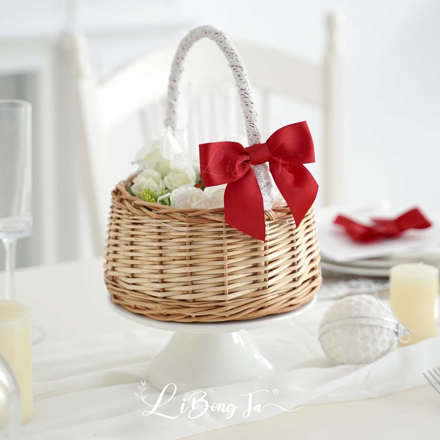 36 PCs 4.5 Inch Red Bow Grosgrain Ribbon Bows for Gift Wrapping, Gift Bows for Presents, Red Bow Party Decorations, Twist Tie Bows for Baby Shower, Wedding, Easter, Birthday Party - Image 6