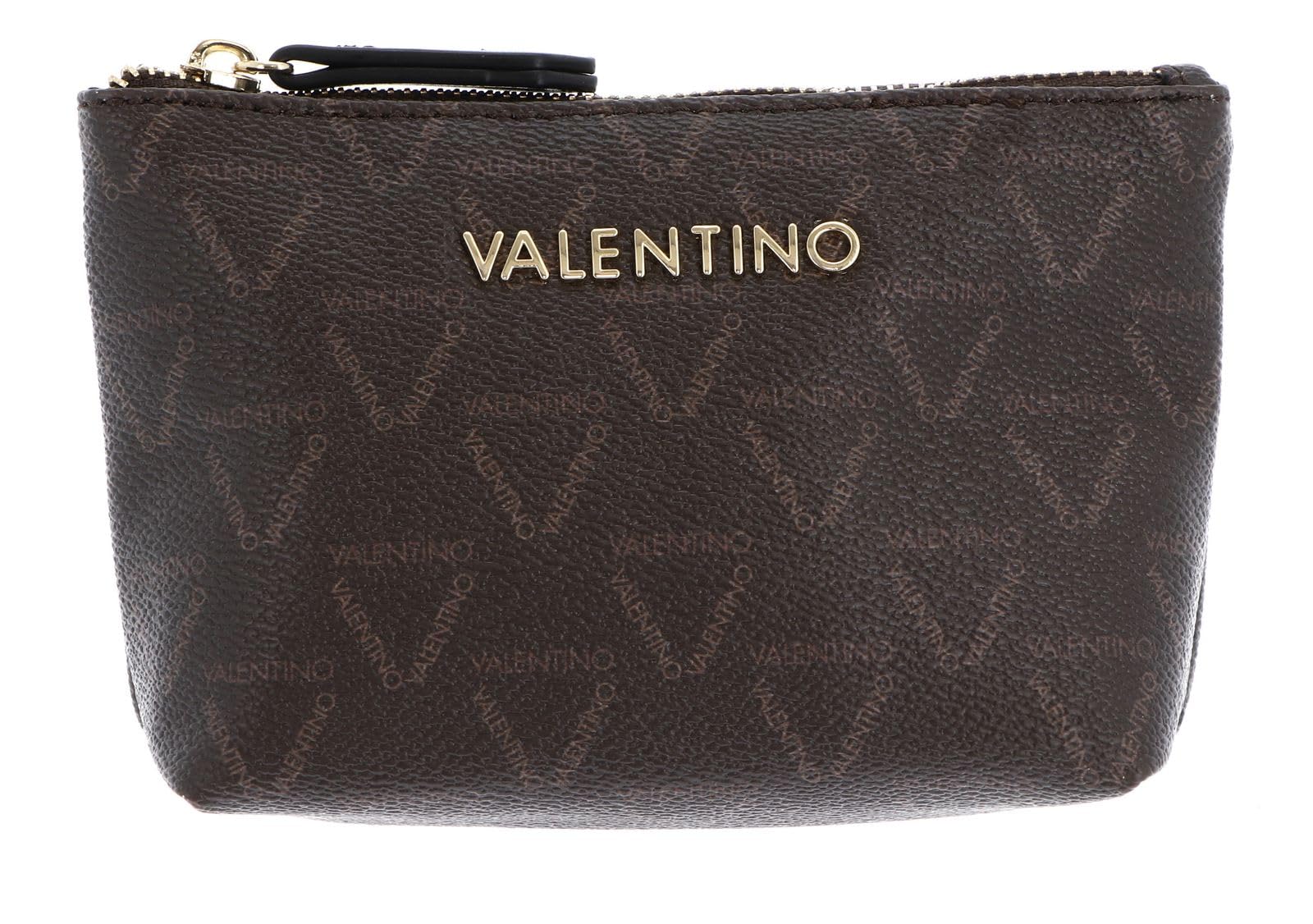 VALENTINO Kulturbeutel Lady Re Soft Cosmetic Case Moro/Nero Dunkelbraun