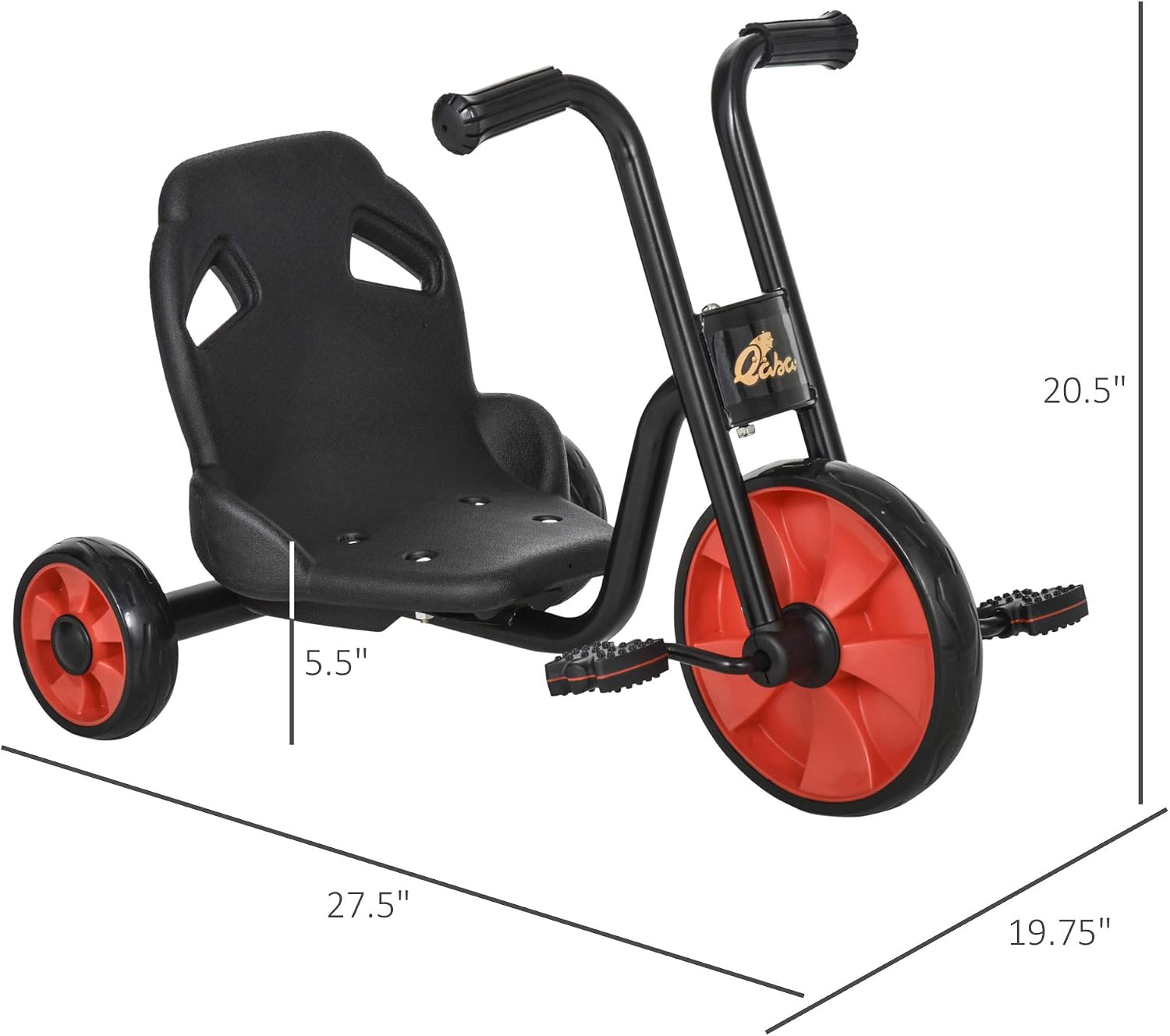 Get Cheap Price Qaba Kids Tricycle with 10 Big Wheels Toddler Pedal Pusher Trike Bike for 2-6 Boys and Girls, Ride-on Toy for Indoor Outdoor 27.5 x 20 x 20.5, Black 80% Off Discount Qaba Kids Tricycle with 10 Big Wheels Toddler Pedal Pusher Trike Bike for 2-6 Boys and Girls, Ride-on Toy for Indoor Outdoor 27.5 x 20 x 20.5, Black