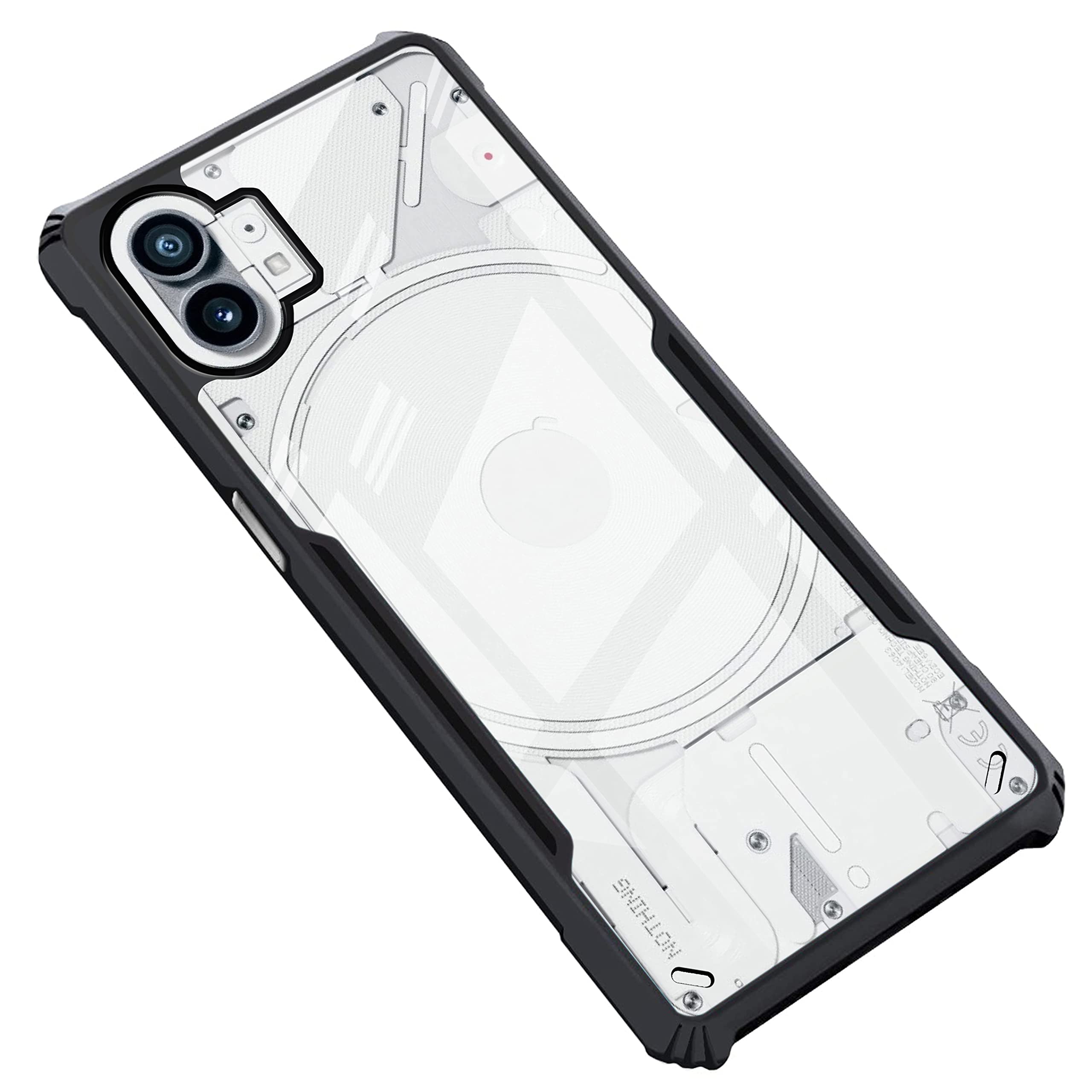 Amazon Brand - Solimo Mobile Cover for Nothing Phone (Polycarbonate_Black) (B0BMFR47ZK) Amazon Price History, Amazon Price Tracker