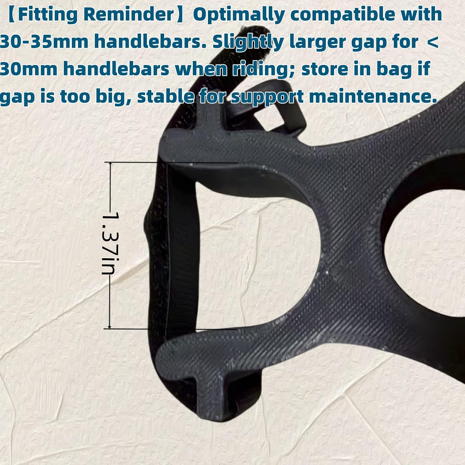 Bike Repair Stands (1 Pair) - Handlebar-Mounted, No Riding Interference, 25kg Load, Fits 30-35mm Handlebars, Portable for Electric/Mountain Bike Maintenance (Red) image 5