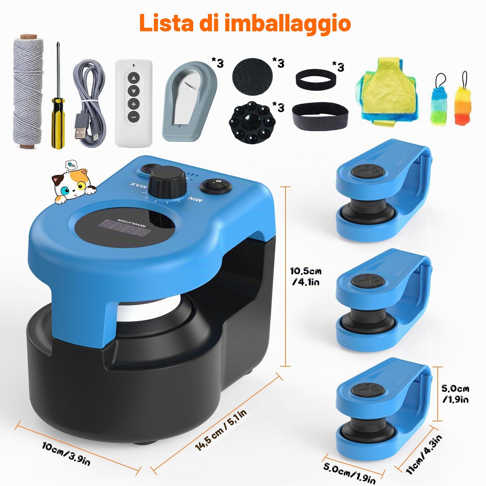 Giochi Per Gatti – Simulazione Realistica di Topo con Percorsi Personalizzabili, Modalità Automatica e Manuale, Ricaricabile, Sicuro e Resistente, per Gioco Attivo e Salute